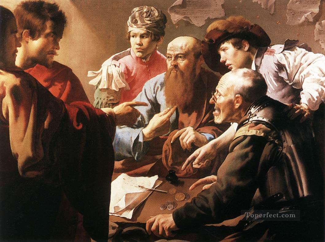 The Calling Of St Matthew Dutch painter Hendrick ter Brugghen Oil Paintings